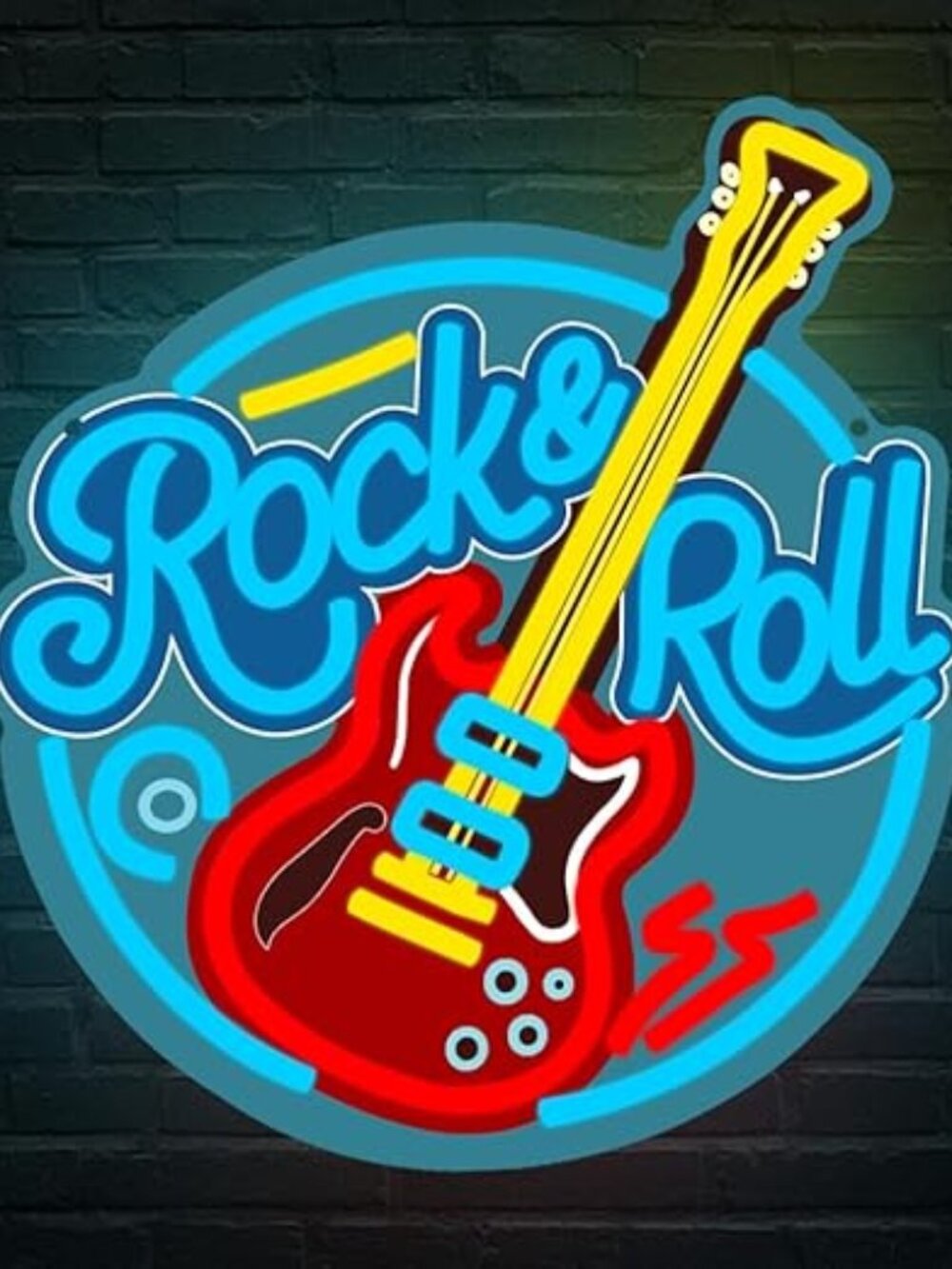 Rock and Roll Neon Sign